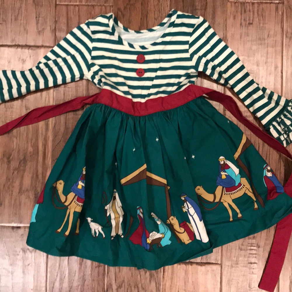 Toddler 5t Eleanor Rose Christmas dress
